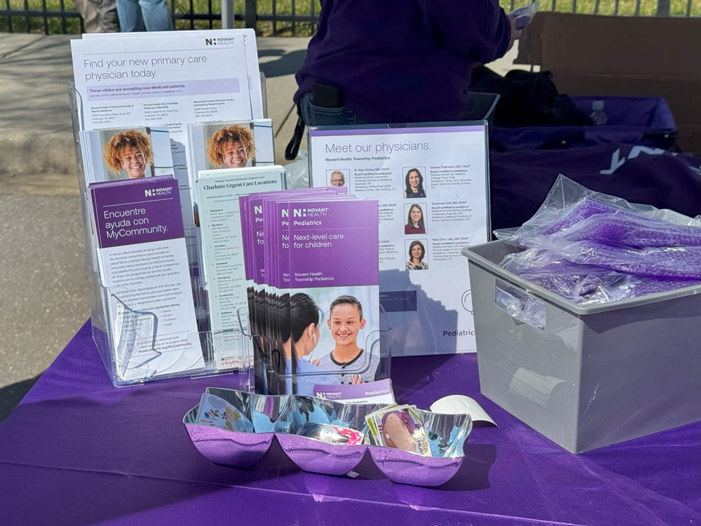 Novant Health Event Print Materials