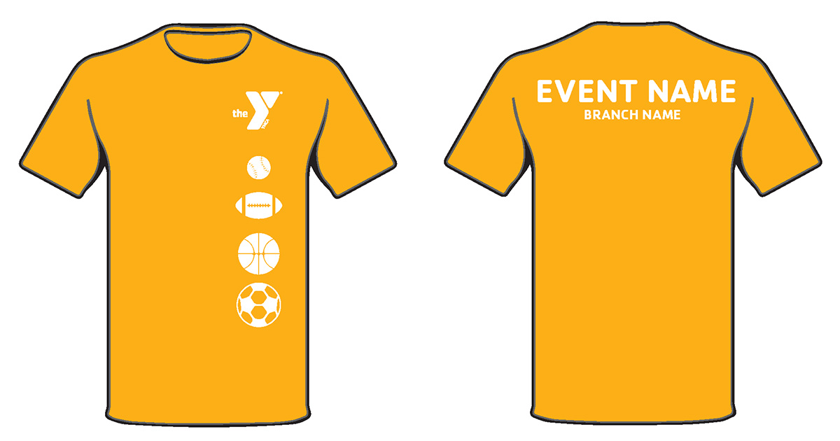 YMCA Custom T-shirt (Yellow)